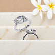 Moissanite Solitaire Cluster Ring RG-MD-SL-200/19