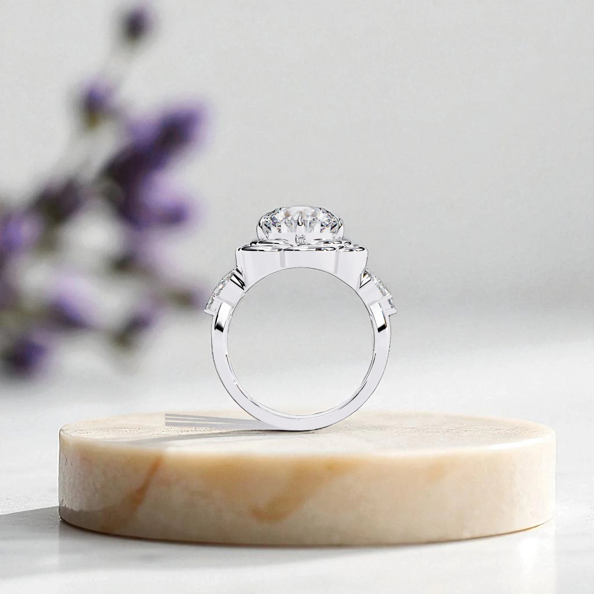 Moissanite Solitaire Ring RG-MD-SL-200/197