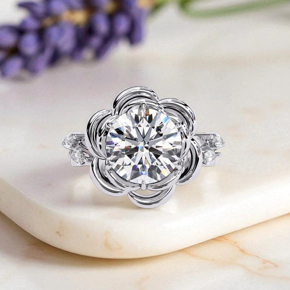 Moissanite Solitaire Ring RG-MD-SL-200/197