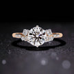 Moissanite Solitaire Cluster Ring RG-MD-SL-200/200