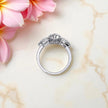 Moissanite Solitaire Cluster Ring RG-MD-SL-200/28