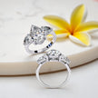 Moissanite Solitaire Cluster Ring RG-MD-SL-200/28