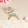 Moissanite Solitaire Halo Heart Ring RG-MD-SL-200/31