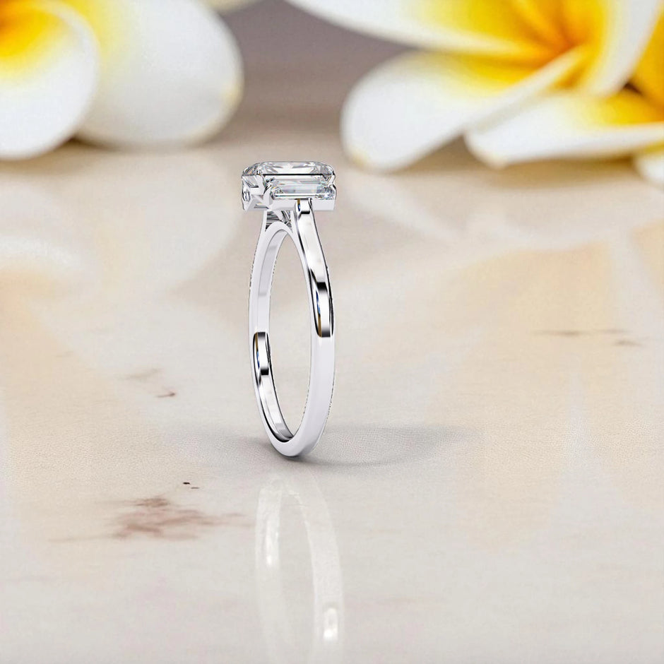 Moissanite Solitaire Trinity Ring RG-MD-SL-200/36