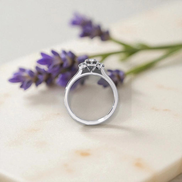 Moissanite Solitaire Trinity Ring RG-MD-SL-200/37