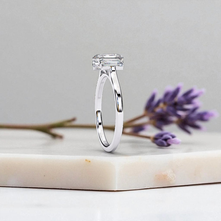 Moissanite Solitaire Trinity Ring RG-MD-SL-200/37