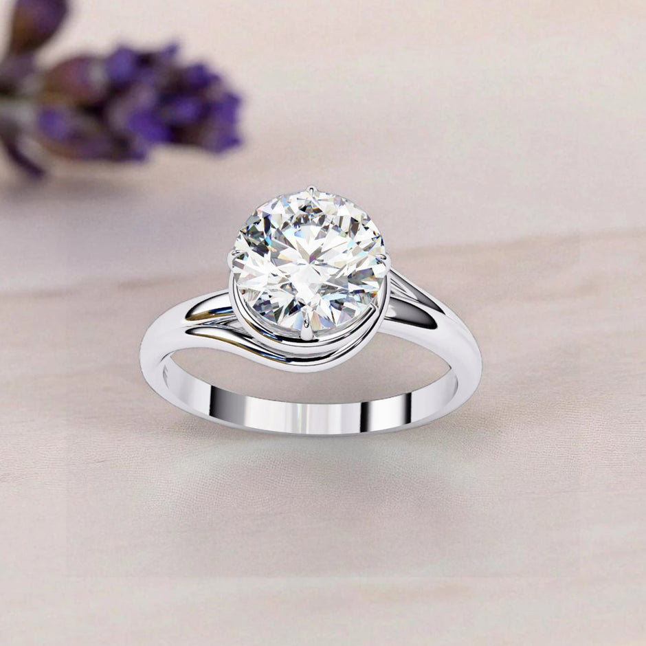 Moissanite Solitaire Ring RG-MD-SL-200/49