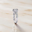 Moissanite Solitaire Cluster Ring RG-MD-SL-200/9