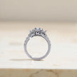 Moissanite Solitaire Cluster Ring RG-MD-SL-200/9
