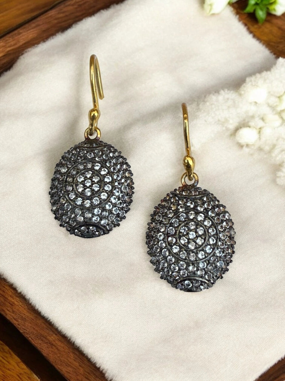 vintage 925 sterling silver drop earrings