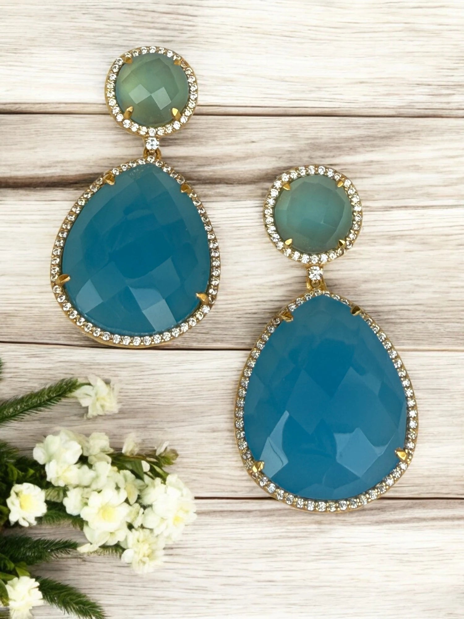Bluebell lagoon drops Dangle earrings