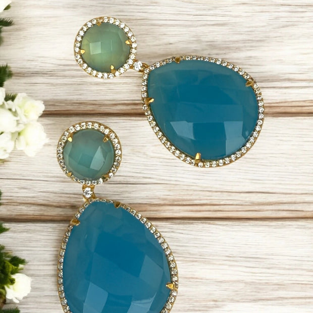 Bluebell lagoon drops Dangle earrings