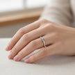 Natural Blue Topaz Dainty Ring RG-GM-BT-SL-034