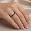 Round Cut Natural Blue Sapphire Eternity Band RG-GM-BS-SL-038