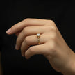 Dainty Moissanite Solitaire Ring