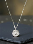 Daisy flower 925 sterling silver pendant