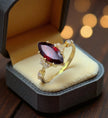 Natural Garnet marquise cut  Ring RG-GM-GR-SL-022