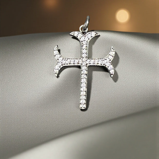 925 Sterling Silver Cross Pendant PD-SL-011
