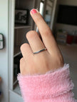 925 Sterling Silver Textured Silver Band Ring
