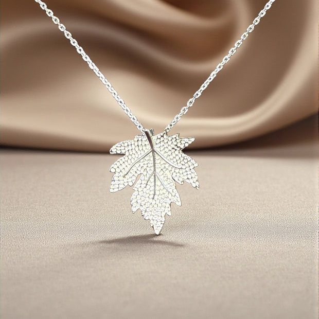 925 sterling silver maple leaf pendant PD-SL-001