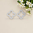 925 Sterling Silver Moissanite Diamond Stud Earrings