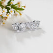Cluster Moissanite diamond stud Earrings