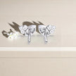 Cluster Moissanite diamond stud Earrings