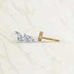 Cluster Moissanite diamond stud Earrings