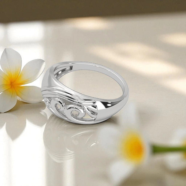 Ocean Wave  Sterling Silver Ring