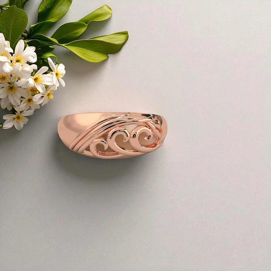 Ocean Wave  Sterling Silver Ring