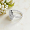 Whispering Leaves Moissanite Open Ring RG-MD-SL-100/10