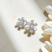 Whispering flower Moissanite Open Ring RG-MD-SL-100/11