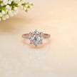 Radiant Halo Moissanite Ring RG-MD-SL-100/13