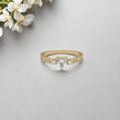 Dainty Heart 925 Sterling Silver Moissanite Diamond Ring RG-MD-SL-100/12