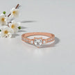 Dainty Heart 925 Sterling Silver Moissanite Diamond Ring RG-MD-SL-100/12