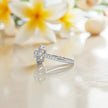 Radiant Halo Moissanite Ring RG-MD-SL-100/13