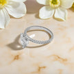 Radiant Halo Moissanite Ring RG-MD-SL-100/14