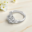 Petal Embrace Moissanite Ring