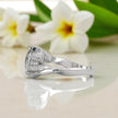 Petal Embrace Moissanite Ring