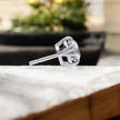 Solitaire Moissanite diamond 925 Sterling Silver Stud Earrings
