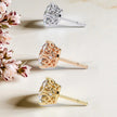 Round Cut Solitaire  Moissanite Diamond 925 Sterling Silver stud Earrings