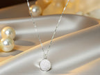 925 sterling silver round pendant