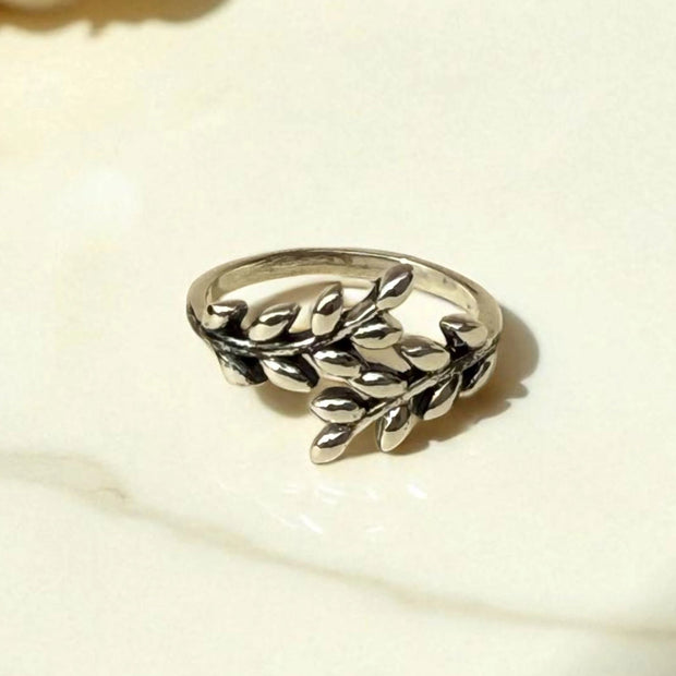 925 Sterling Silver Leaf Nature Inspired