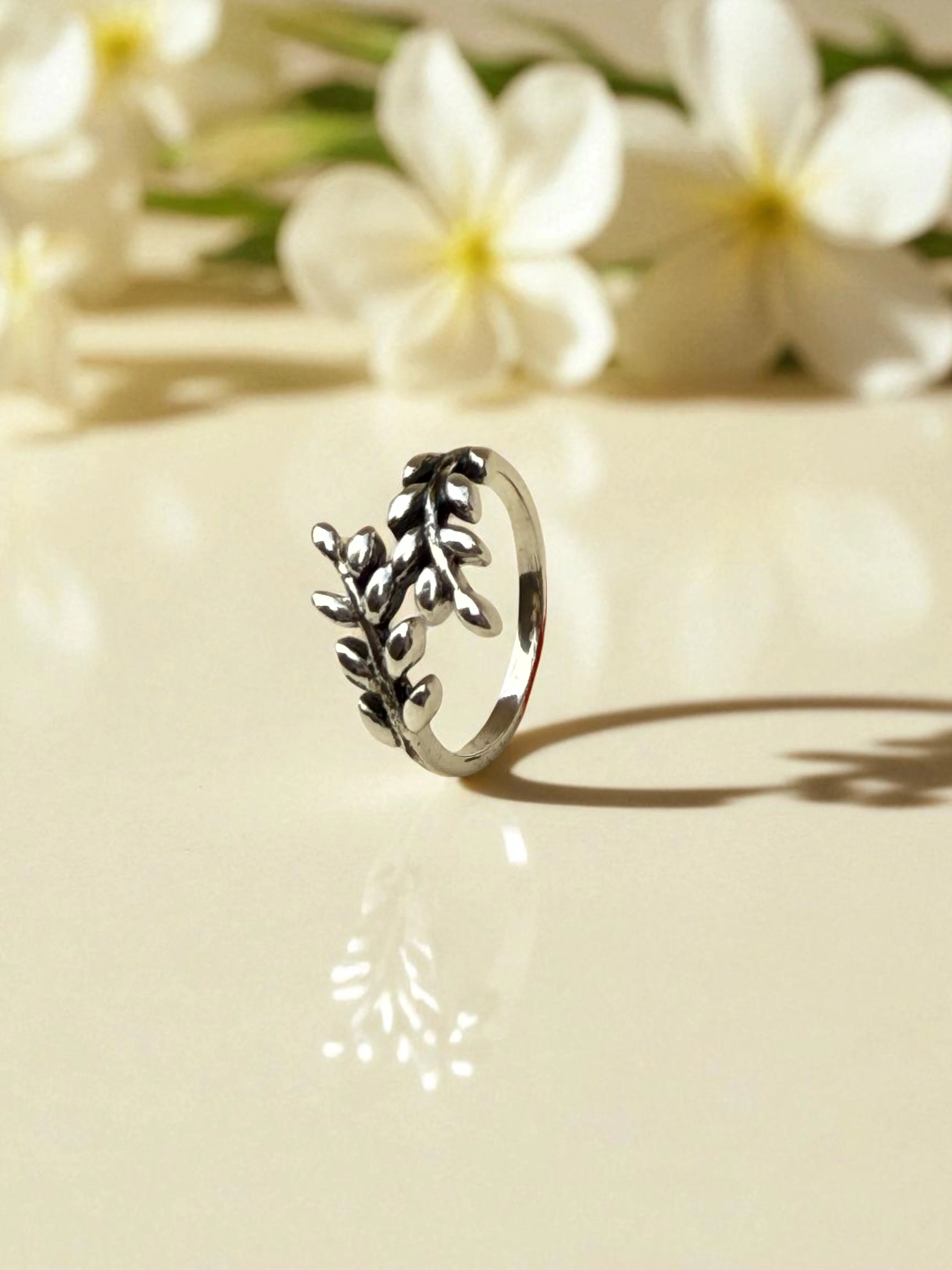 925 Sterling Silver Leaf Nature Inspired
