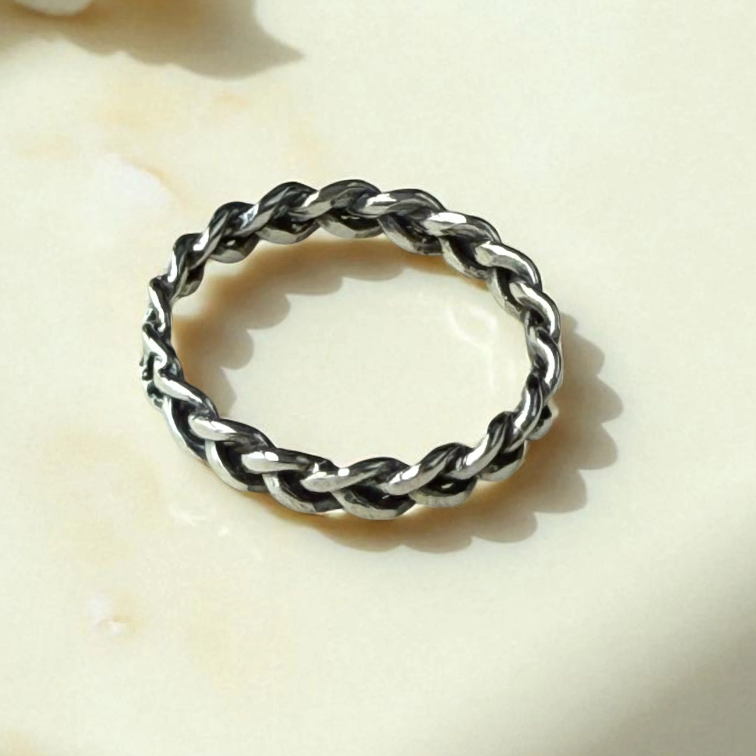 925 Sterling Silver Rope Band