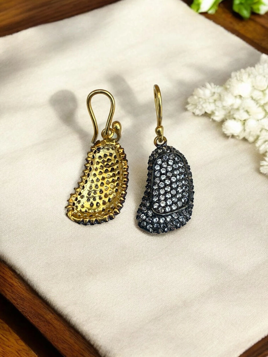 vintage 925 sterling silver drop earrings