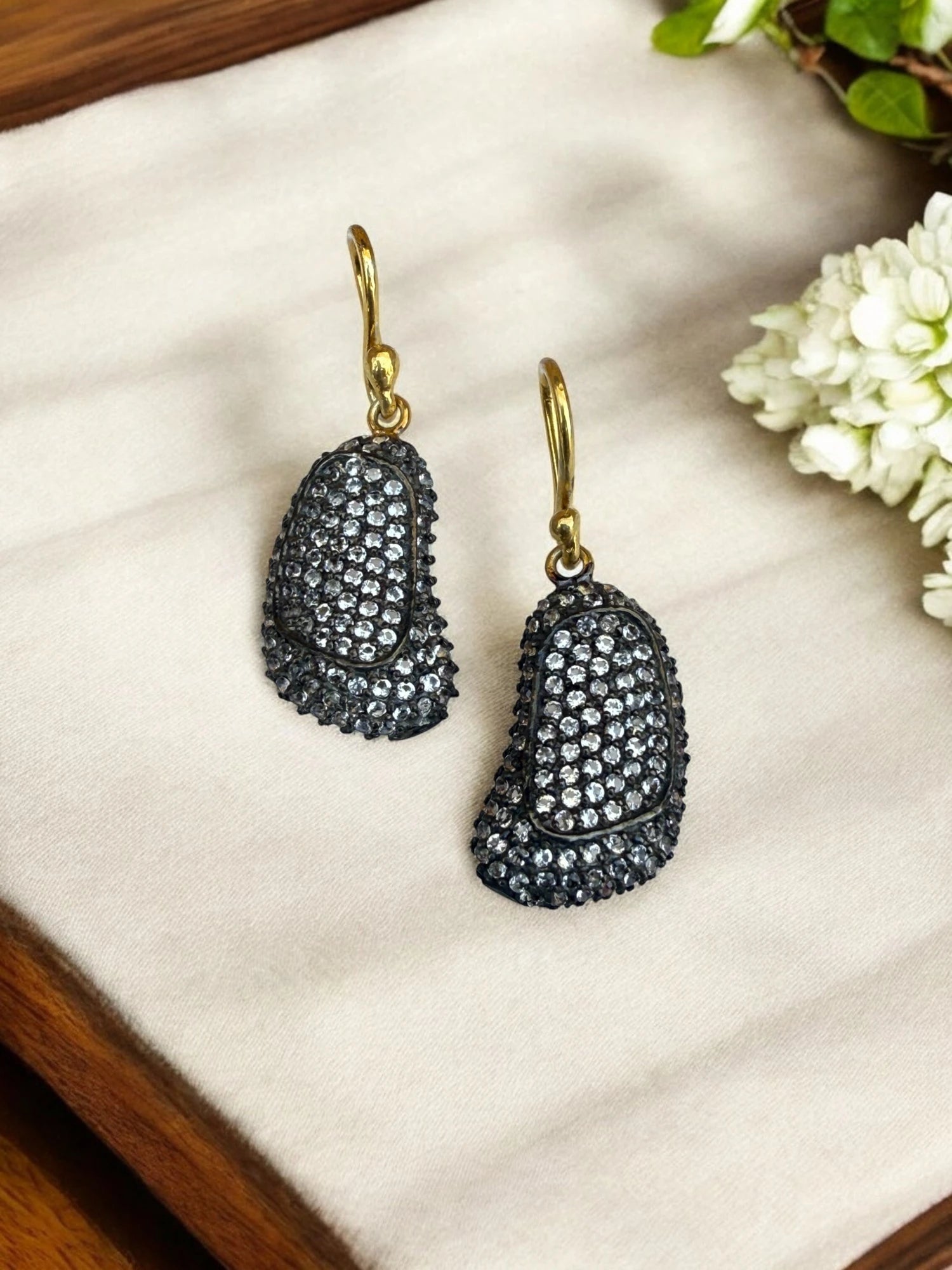 vintage 925 sterling silver drop earrings