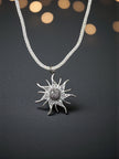 Sun Burst 925 sterling silver pendant