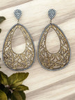 Nature Inspired Wooden Teardrop Earrings